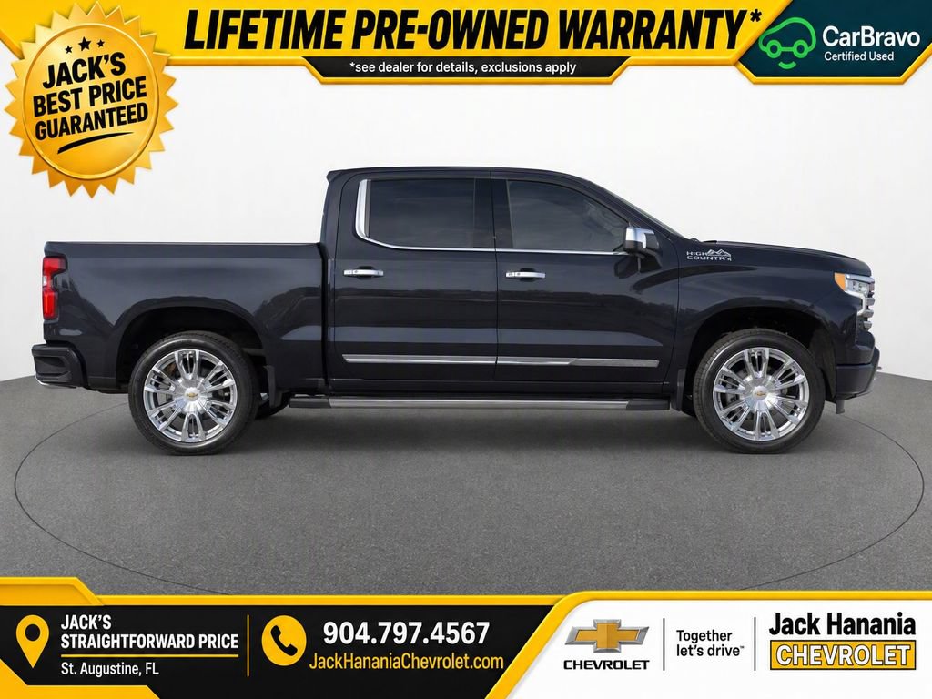 Used 2022 Chevrolet Silverado 1500 High Country w/ Technology Package AWD/4WD image 8