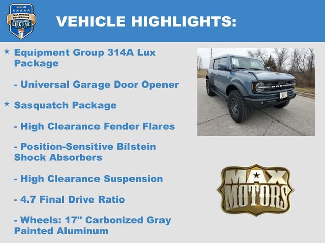 New 2025 Ford Bronco Outer Banks w/ Sasquatch Package image 12