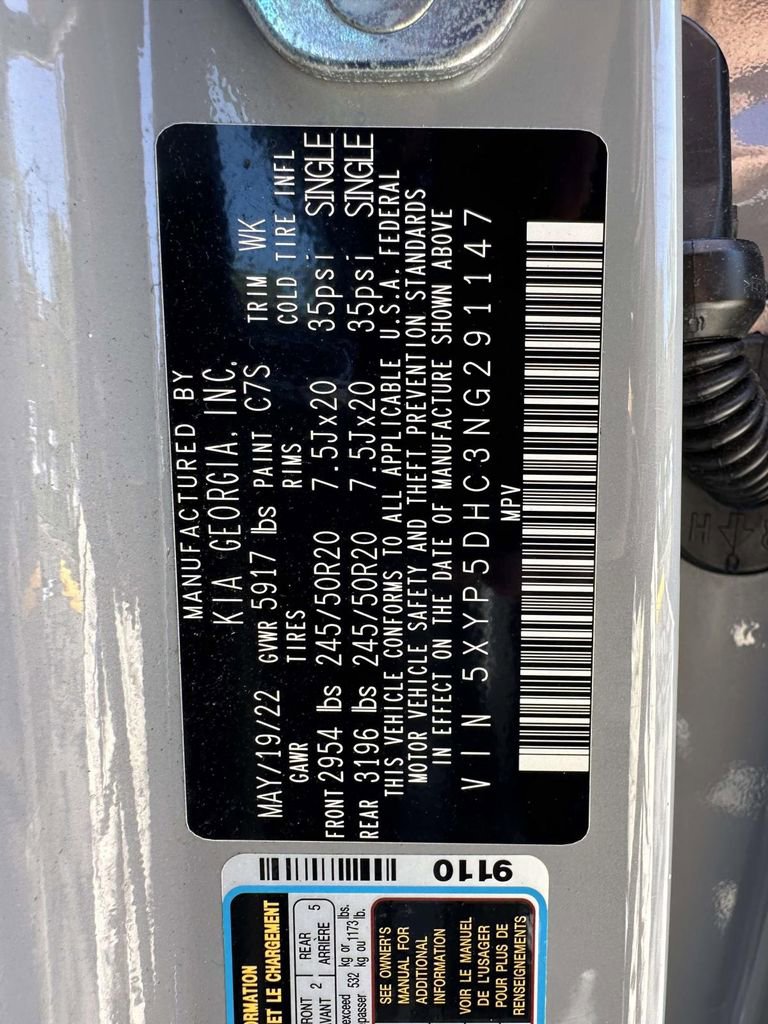 Used 2022 Kia Telluride SX w/ Nightfall Edition Package AWD/4WD image 66