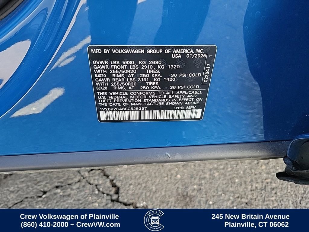 Certified 2025 Volkswagen Atlas SEL image 35