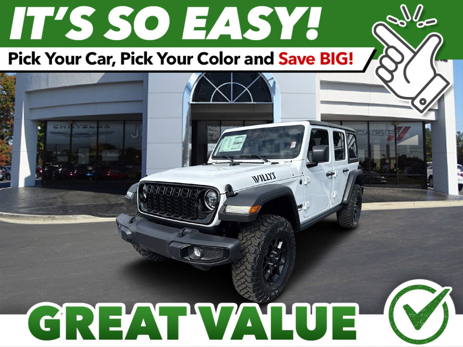 New 2025 Jeep Wrangler Willys