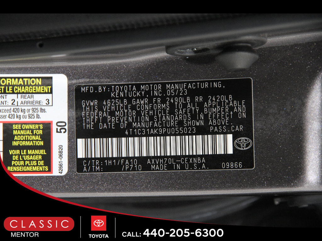 Certified 2023 Toyota Camry LE FWD image 23