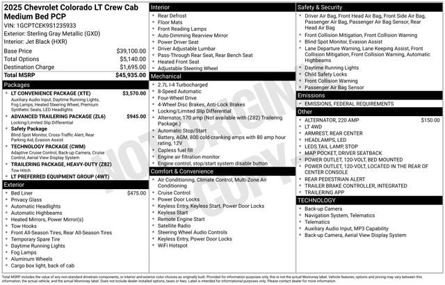 New 2025 Chevrolet Colorado LT w/ LT Convenience Package video 2