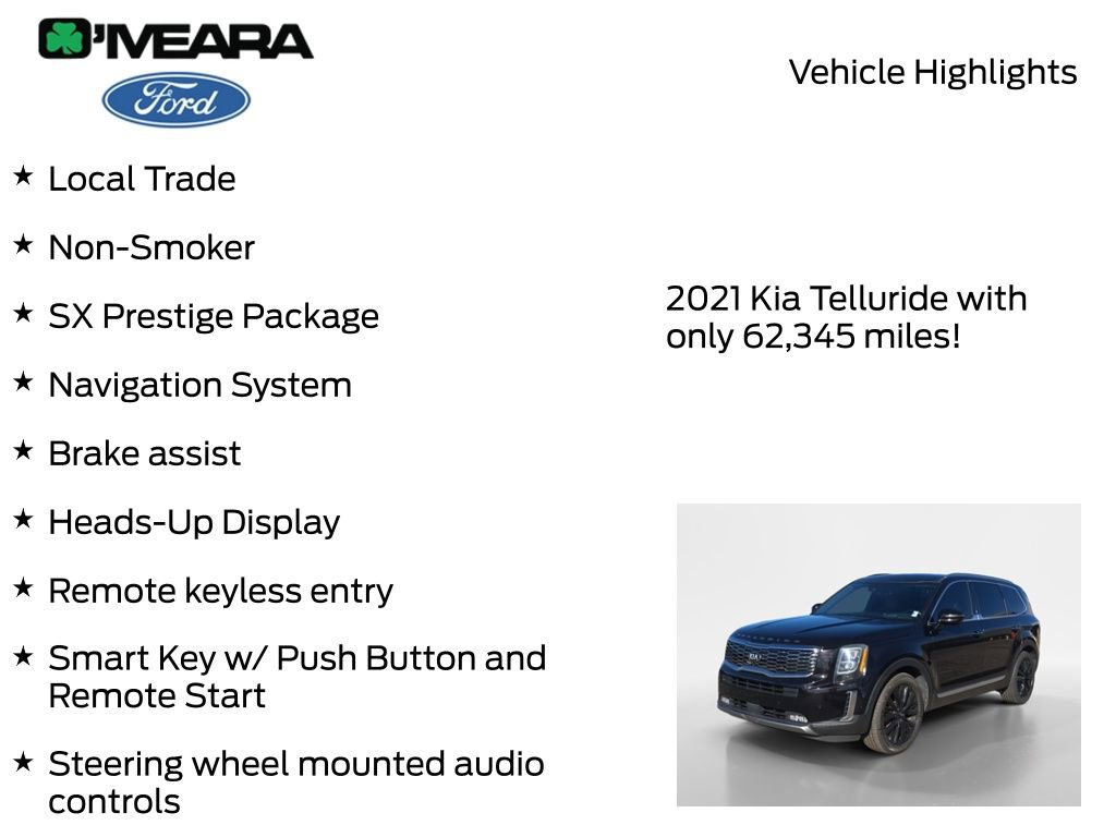 Used 2021 Kia Telluride SX w/ SX Prestige Package image 7
