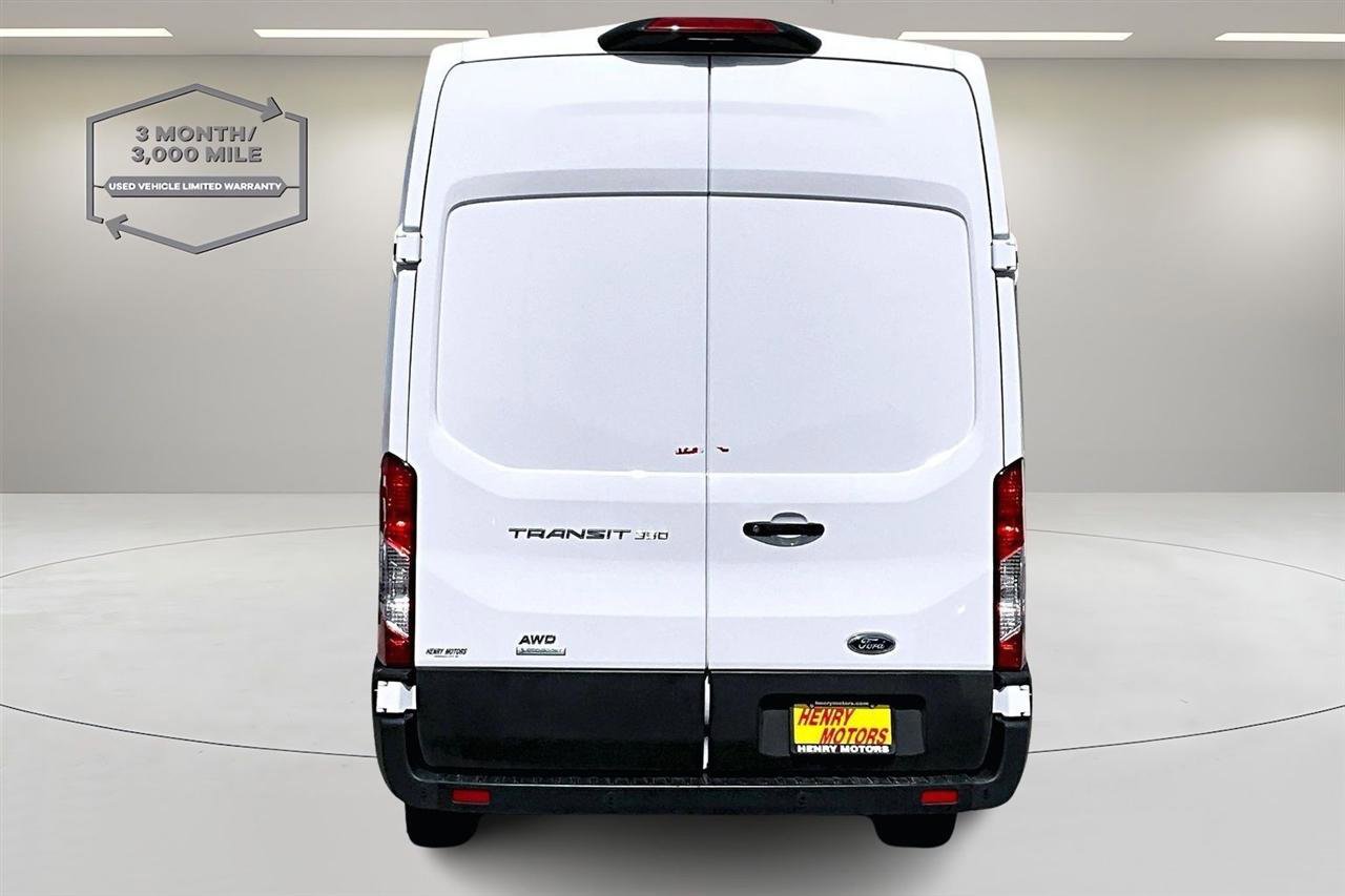 Used 2022 Ford Transit 350 148 High Roof Extended AWD w/ Load Area Protection Package image 6