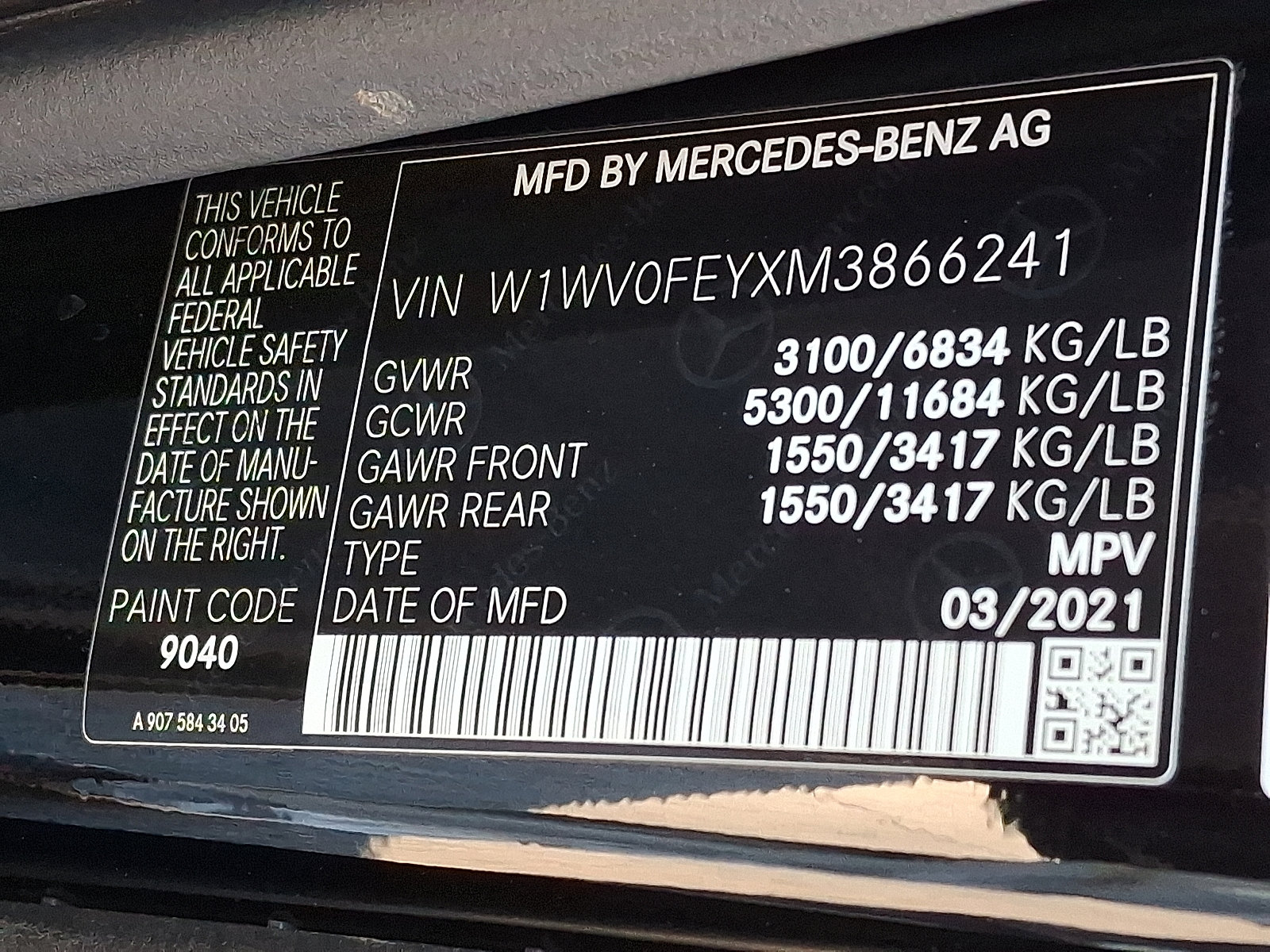 Certified 2021 Mercedes-Benz Metris Passenger image 27