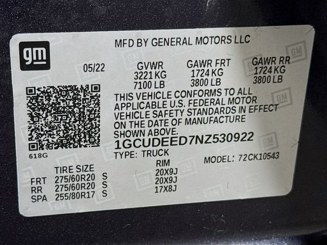 Used 2022 Chevrolet Silverado 1500 RST AWD/4WD image 32