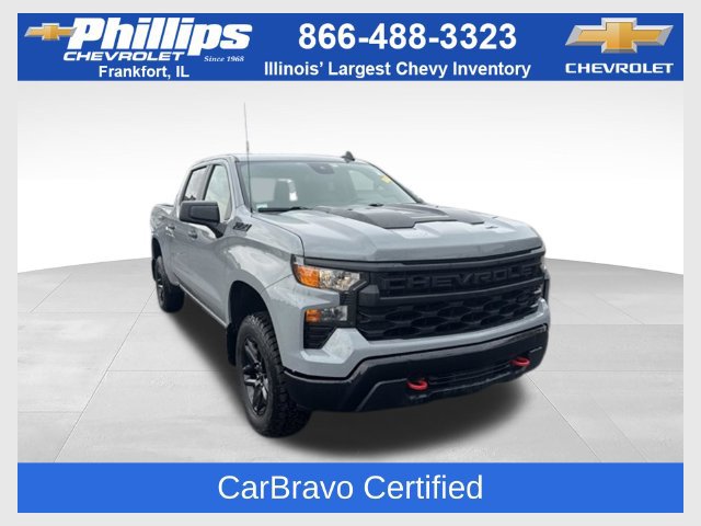 Used 2024 Chevrolet Silverado 1500 Custom Trail Boss w/ LPO, Dark Essentials Package AWD/4WD image 1