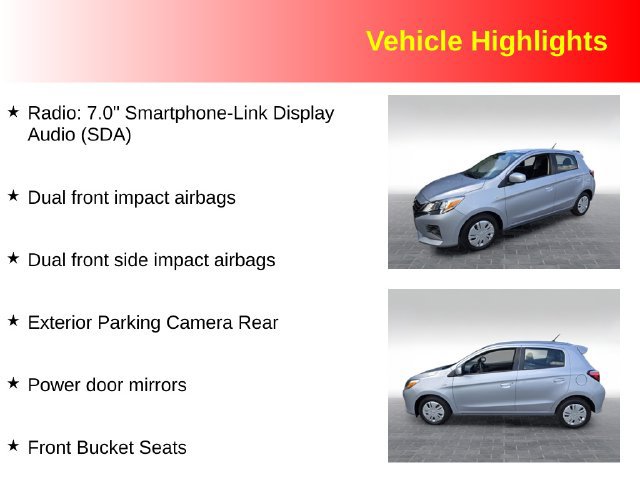 Used 2024 Mitsubishi Mirage ES FWD image 3