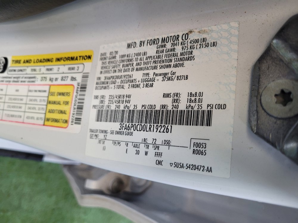 Used 2020 Ford Fusion SEL FWD image 33