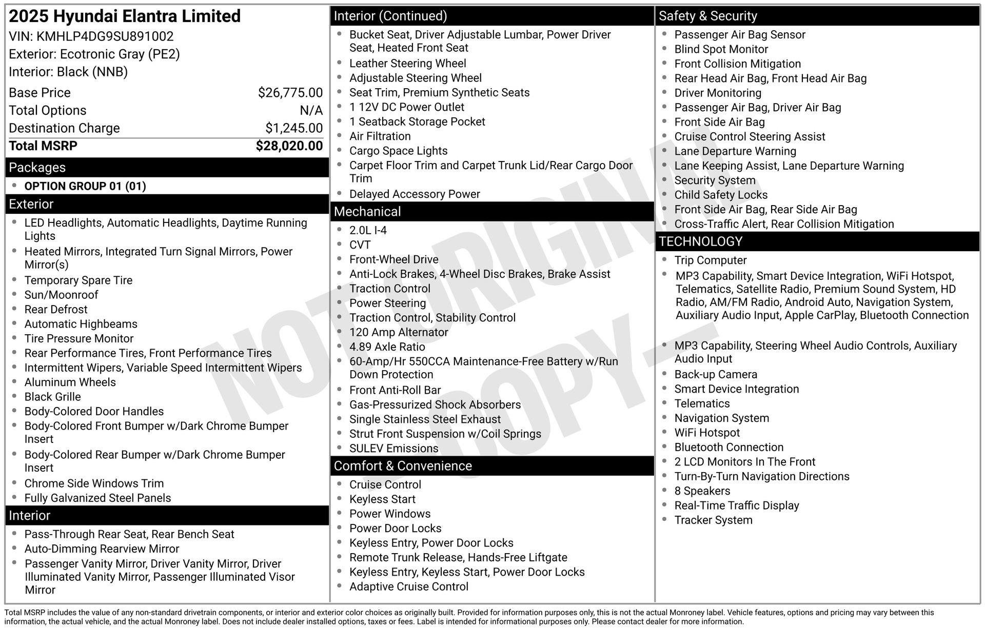Used 2025 Hyundai Elantra Limited FWD image 4