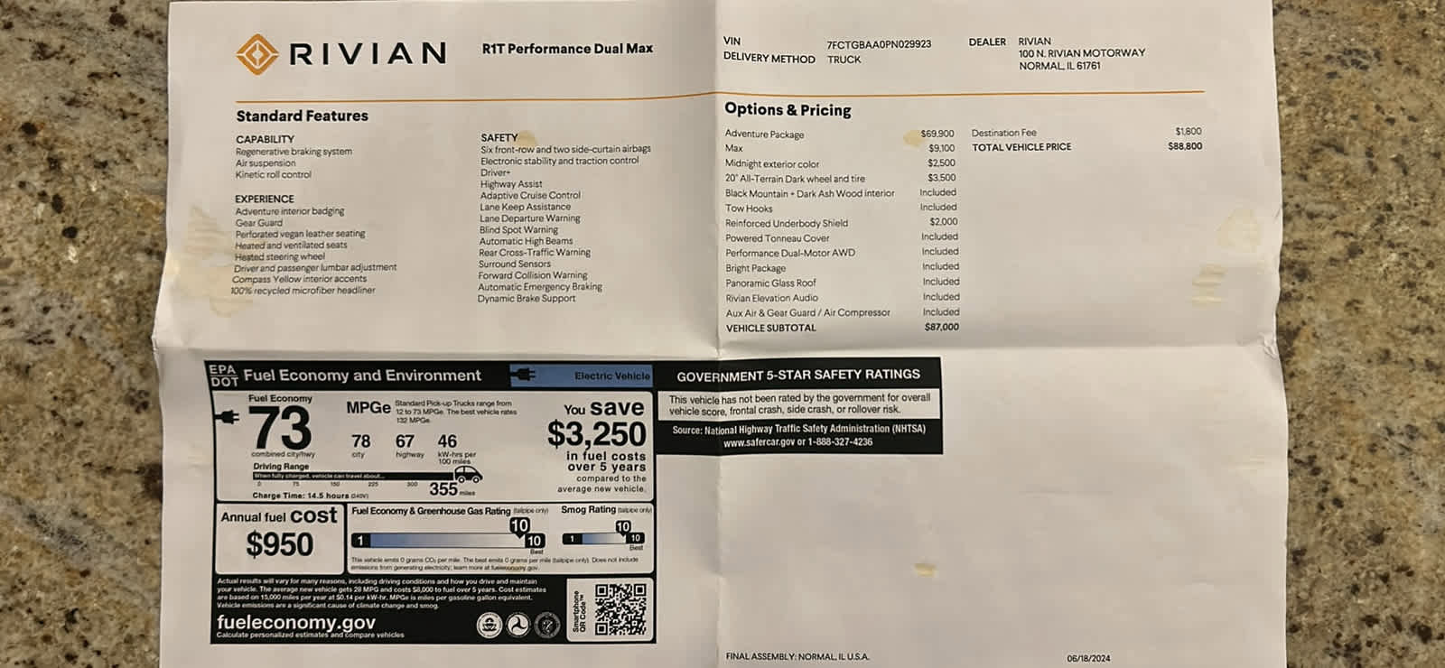 Used 2023 Rivian R1T Adventure image 8