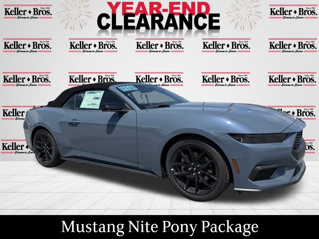 New 2025 Ford Mustang Premium w/ Mustang Nite Pony Package image 1