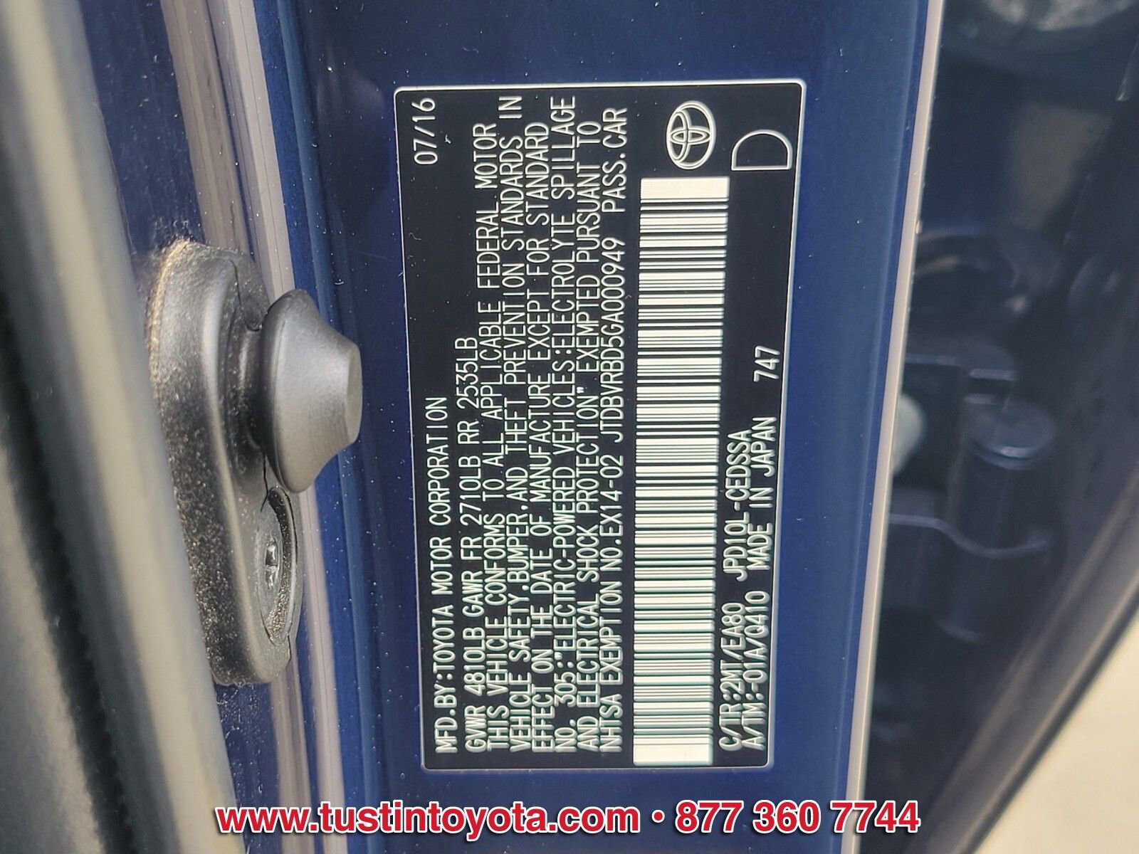 Used 2016 Toyota Mirai image 16