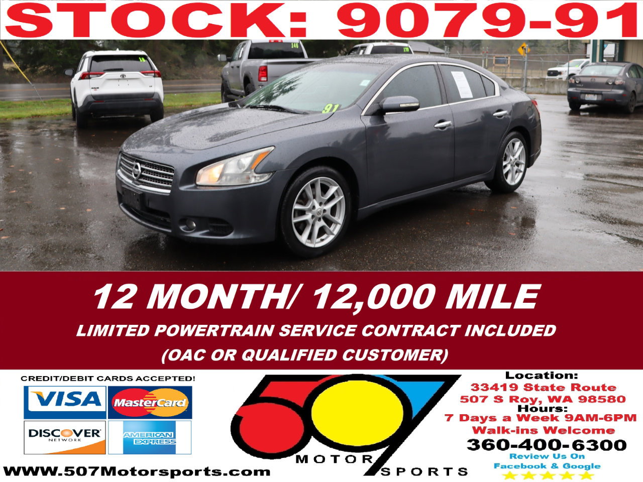 Used 2010 Nissan Maxima 3.5 S