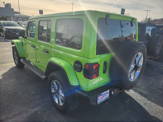 Used 2021 Jeep Wrangler Unlimited Sahara w/ Uconnect 4C Nav & Sound Group AWD/4WD image 4
