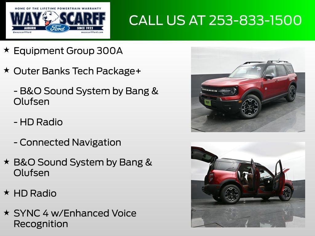 New 2025 Ford Bronco Sport Outer Banks w/ Outer Banks Tech Package+ image 6