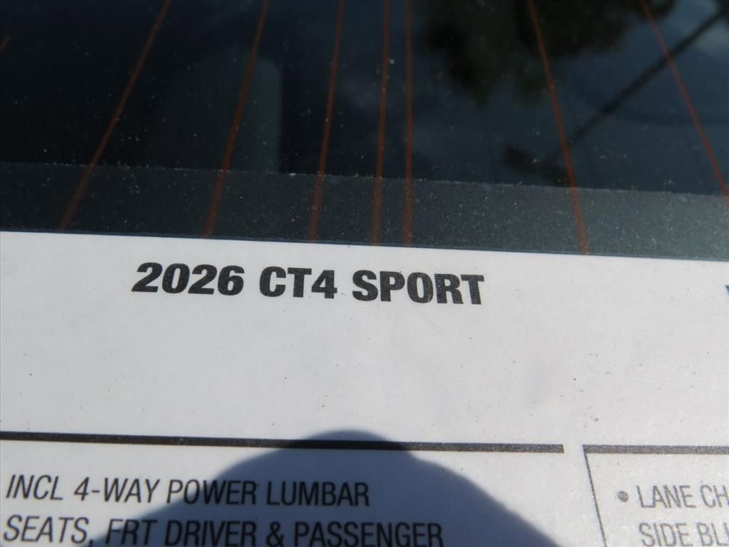 New 2026 Cadillac CT4 Sport image 9