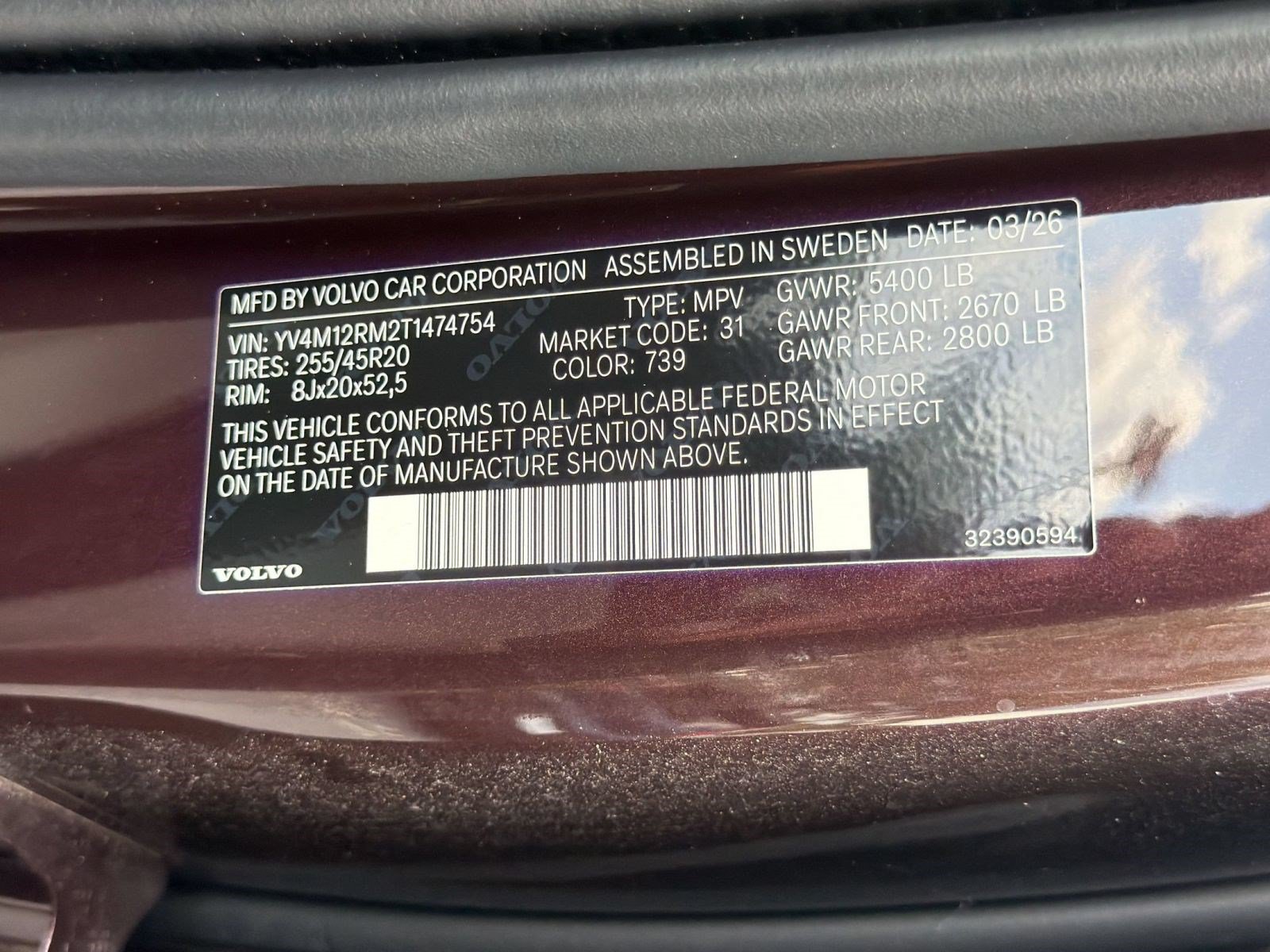 New 2026 Volvo XC60 B5 Ultra w/ Climate Package AWD/4WD image 24