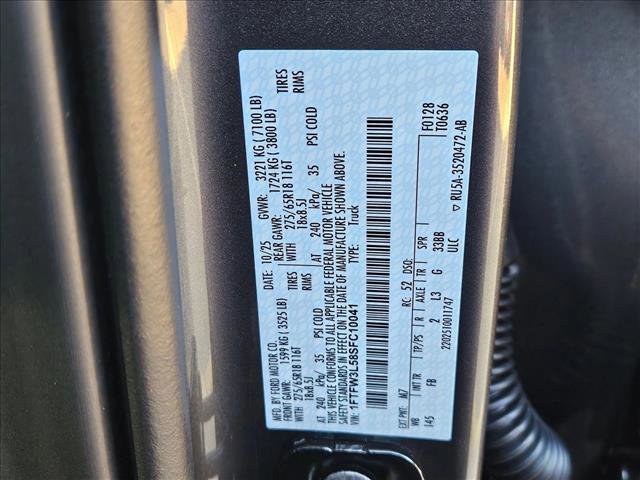 New 2025 Ford F150 XLT w/ Equipment Group 302A MID image 18