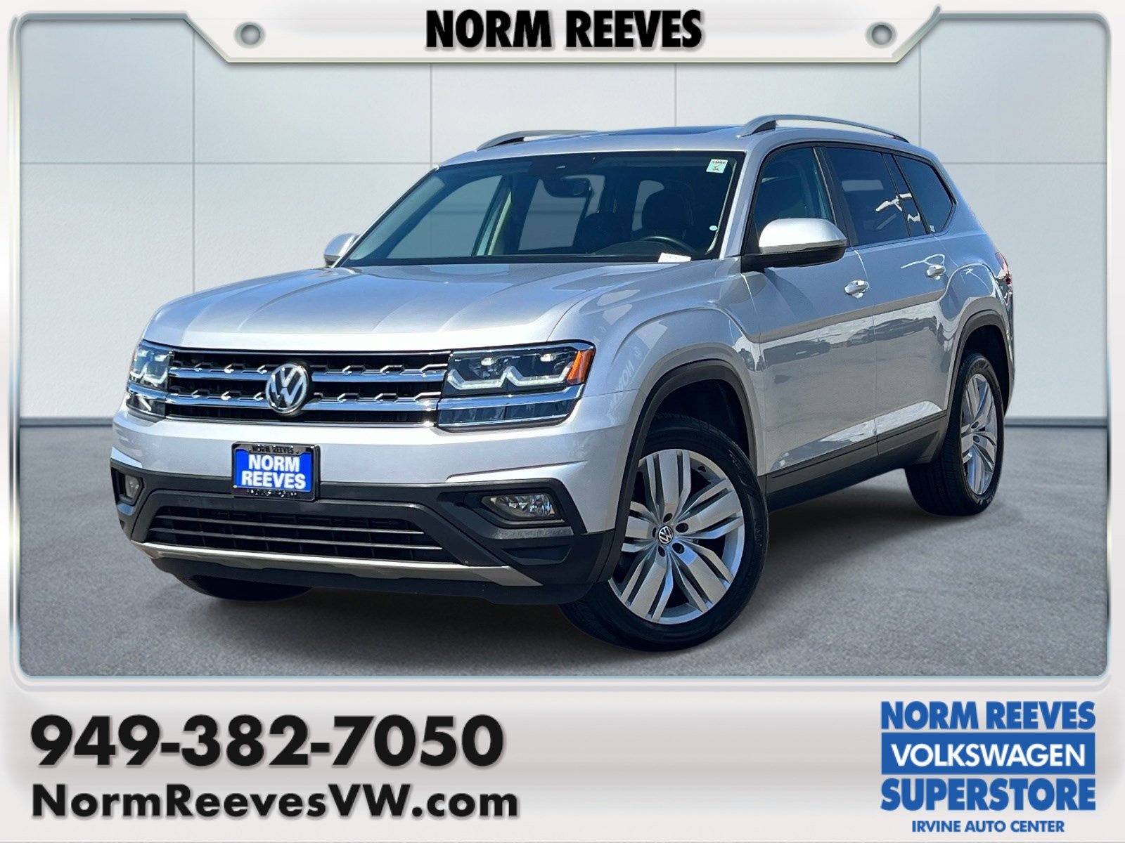 Used 2019 Volkswagen Atlas SE w/ Panoramic Sunroof Package