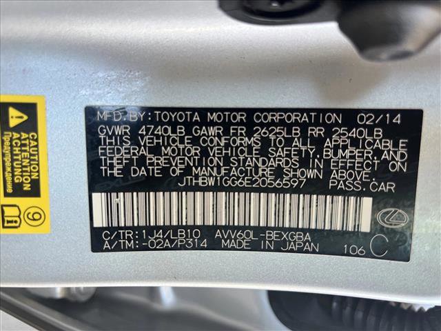 Used 2014 Lexus ES 300h w/ Luxury Package w/Bamboo Trim FWD image 30