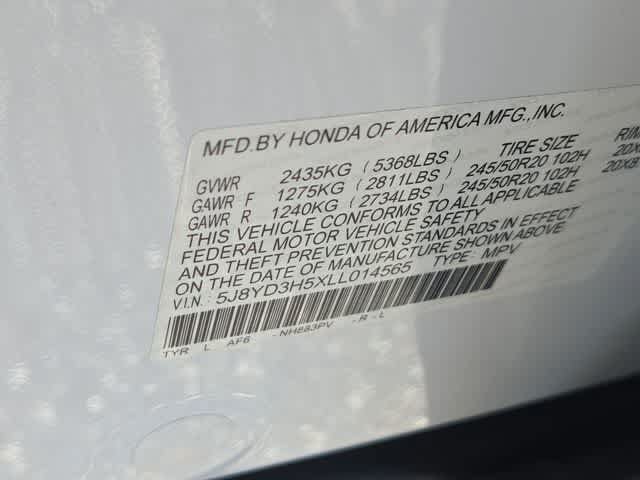 Certified 2020 Acura MDX FWD w/ Technology Package image 32