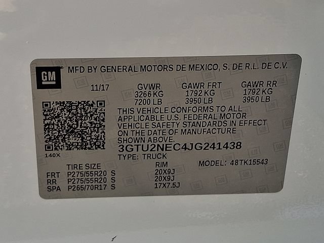 Used 2018 GMC Sierra 1500 SLT w/ SLT Premium Package AWD/4WD image 27