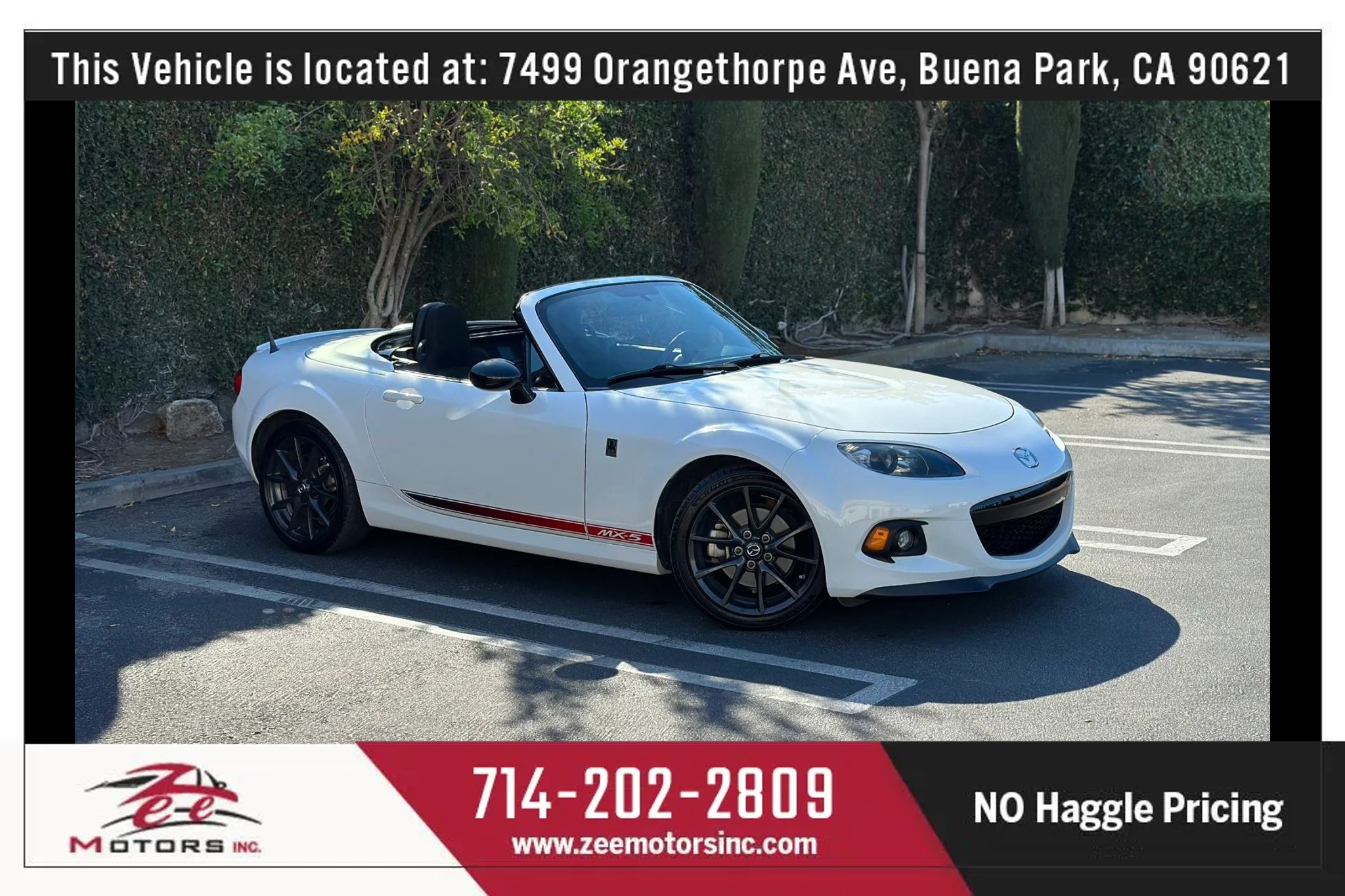 Used 2013 MAZDA MX-5 Miata Club