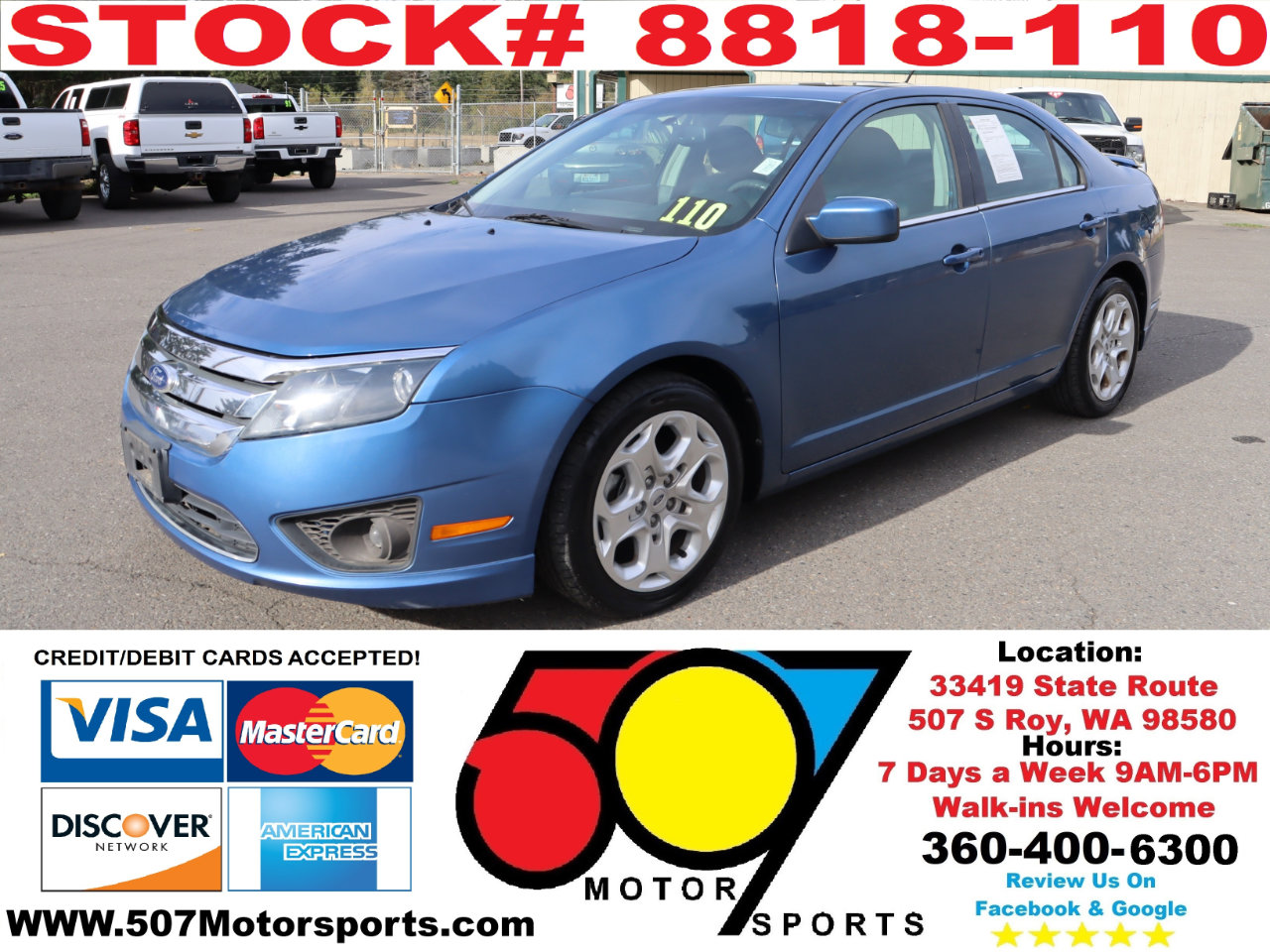 Used 2010 Ford Fusion SE