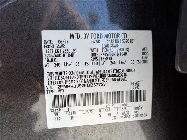 Used 2015 Ford Edge SEL w/ Equipment Group 201A image 26
