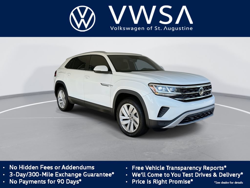Used 2021 Volkswagen Atlas Cross Sport SE w/ Panoramic Sunroof Package FWD image 1