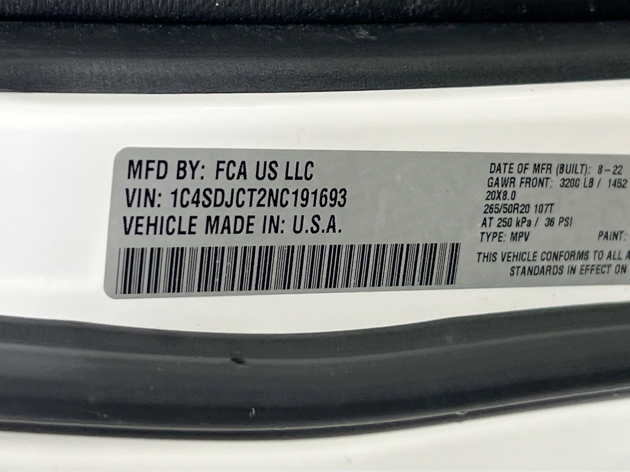 Used 2022 Dodge Durango R/T w/ Blacktop Package image 34