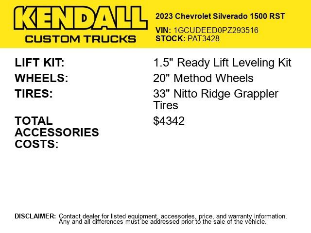 Used 2023 Chevrolet Silverado 1500 RST w/ Rally Edition AWD/4WD image 2