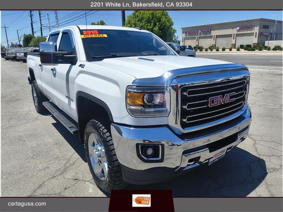 Used 2015 GMC Sierra 2500 SLT w/ Duramax Plus Package AWD/4WD image 1