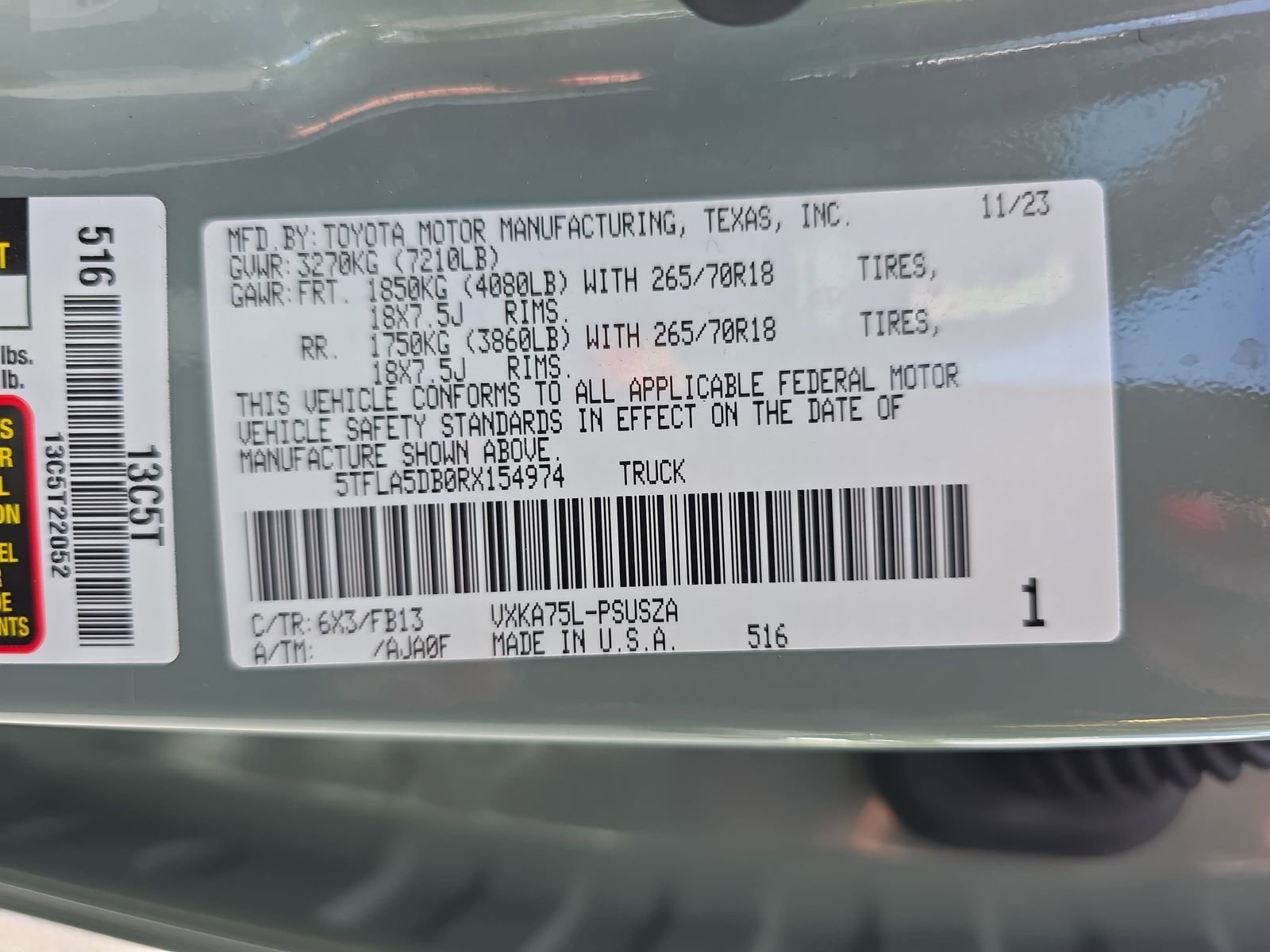 Used 2024 Toyota Tundra SR5 w/ SR5 Convenience Package AWD/4WD image 33