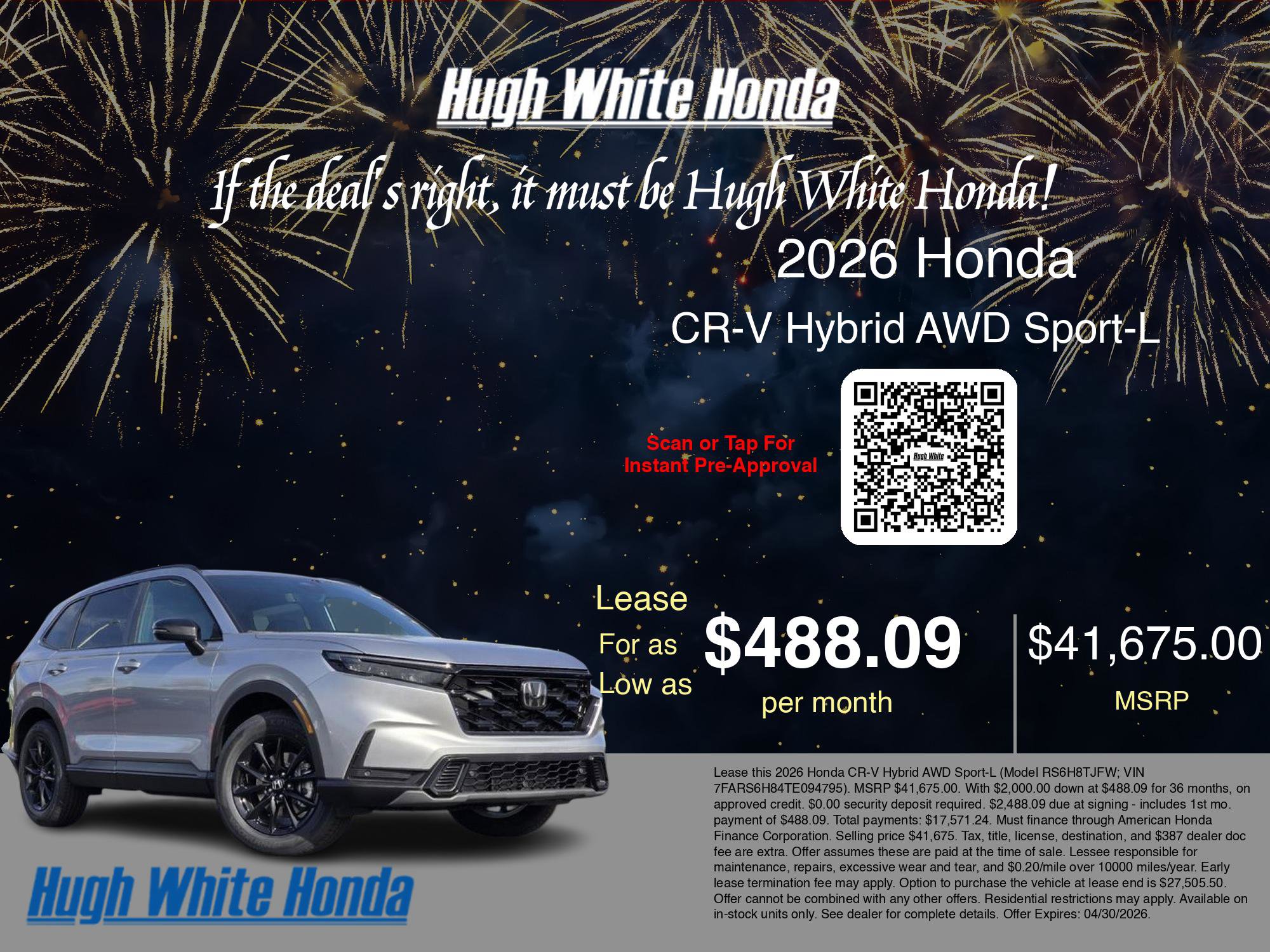 New 2026 Honda CR-V Sport-L image 3