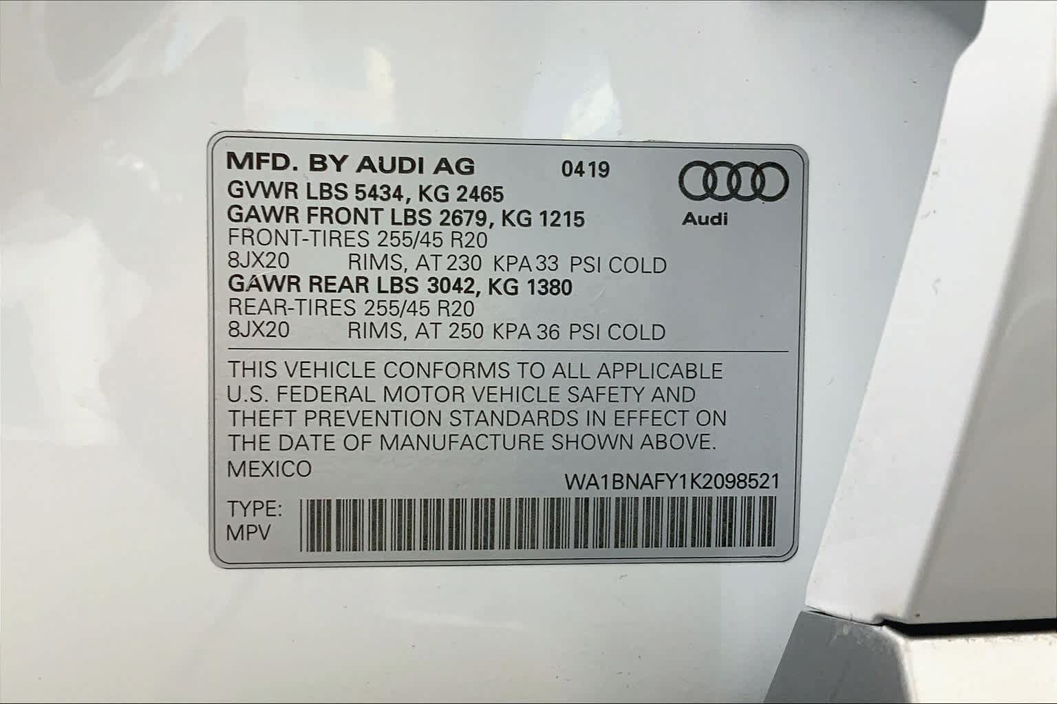 Used 2019 Audi Q5 2.0T Premium Plus w/ Premium Plus Package AWD/4WD image 33