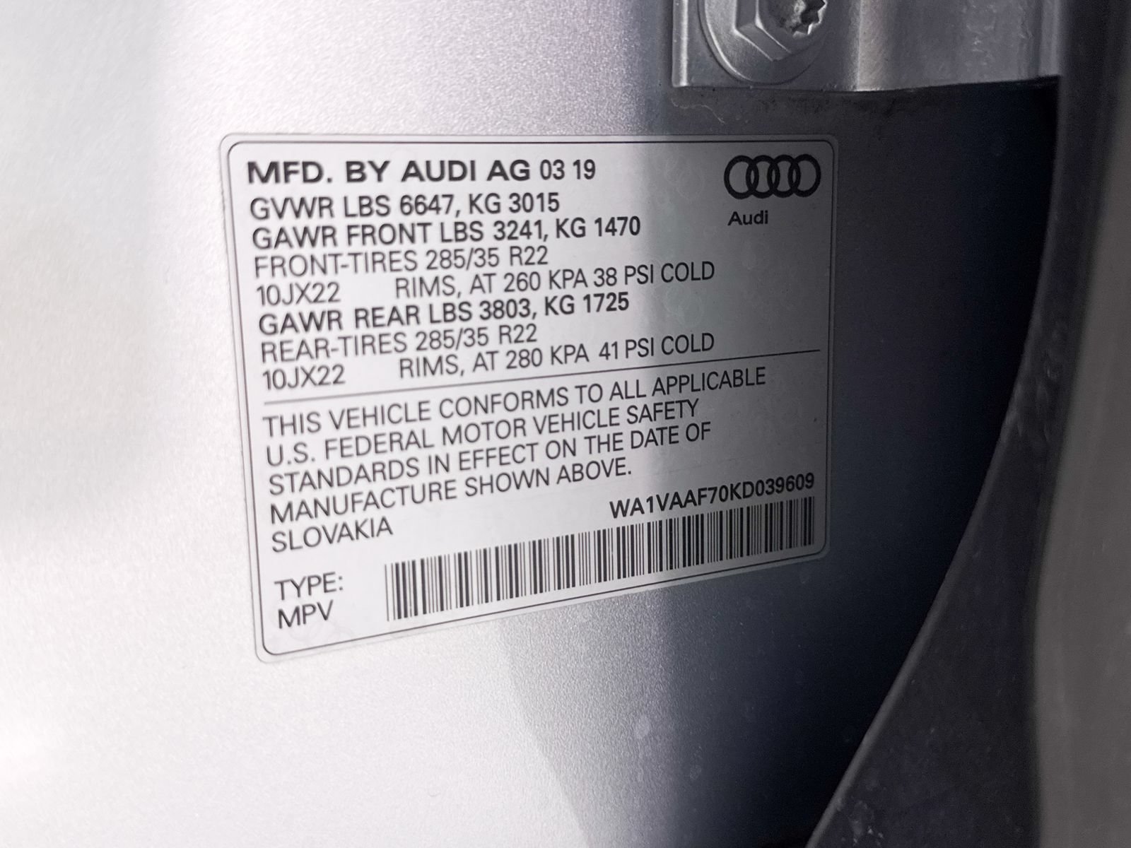 Used 2019 Audi Q7 3.0T Prestige w/ Prestige Package AWD/4WD image 39