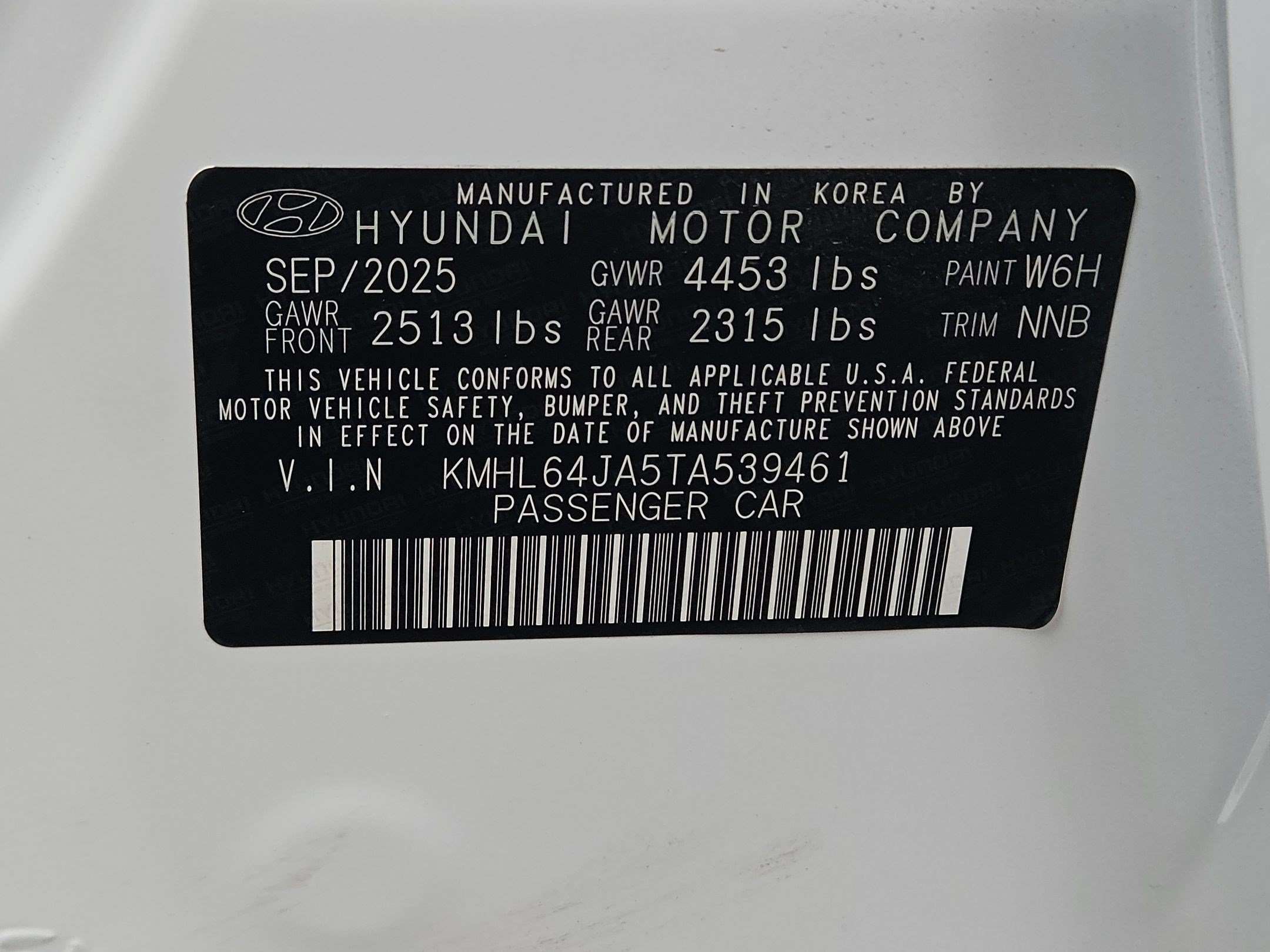 New 2026 Hyundai Sonata SEL FWD image 15
