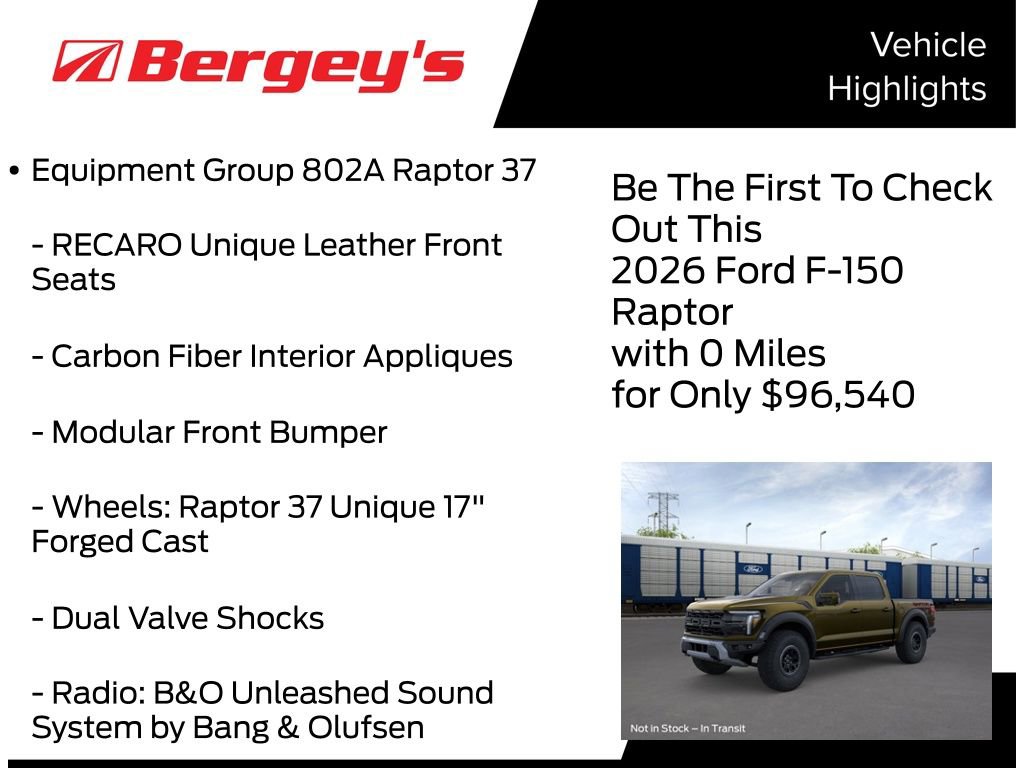 New 2026 Ford F150 Raptor AWD/4WD image 5