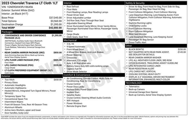 Used 2023 Chevrolet Traverse LT image 5