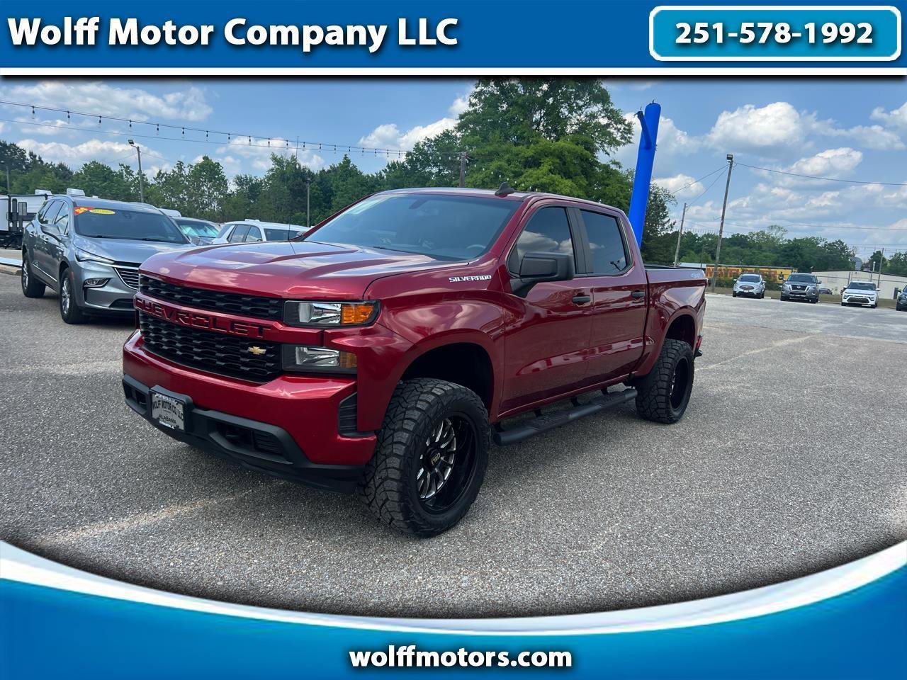 Used 2021 Chevrolet Silverado 1500 Custom AWD/4WD image 1