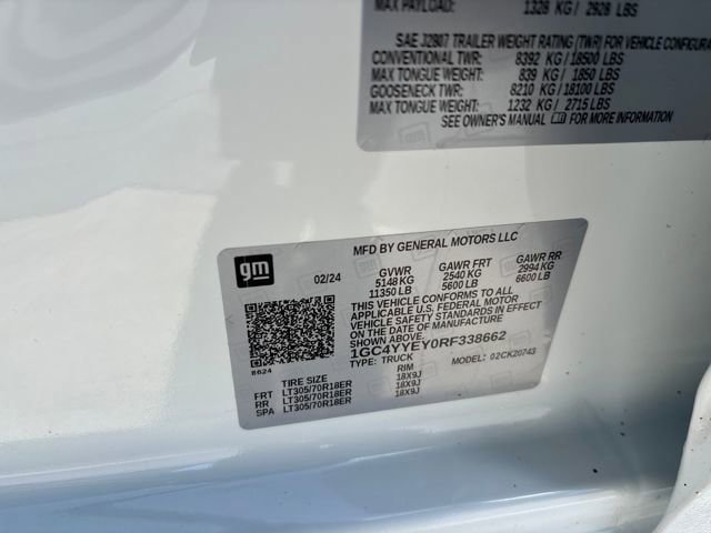 Certified 2024 Chevrolet Silverado 2500 ZR2 w/ Technology Package image 31