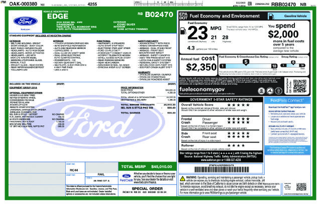 Certified 2024 Ford Edge SEL w/ Convenience Package AWD/4WD image 29