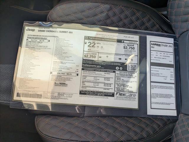 New 2026 Jeep Grand Cherokee L Summit w/ Obsidian Package AWD/4WD image 19