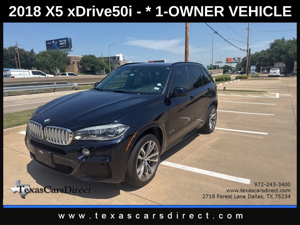 Used 2018 BMW X5 xDrive50i w/ M Sport Package
