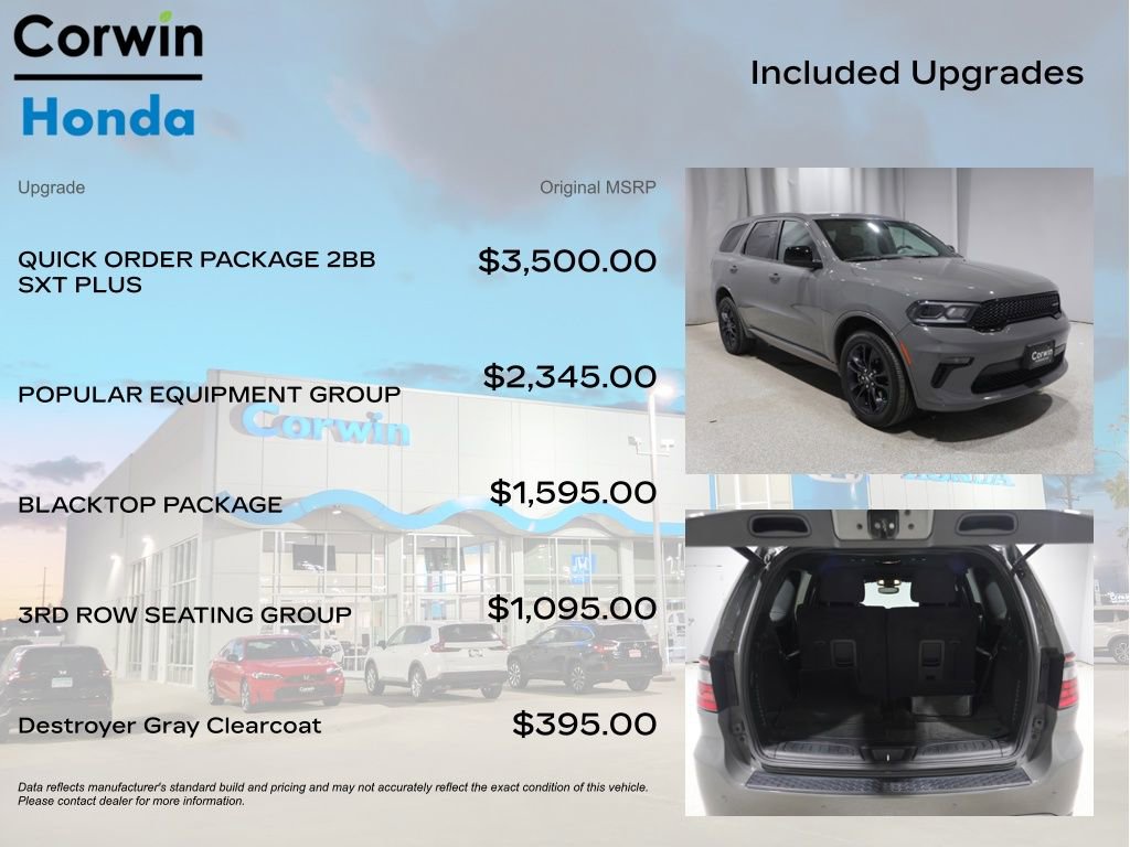Used 2021 Dodge Durango SXT AWD/4WD image 4