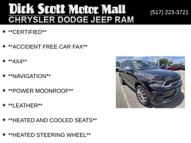 Certified 2024 Dodge Durango Citadel AWD/4WD image 4