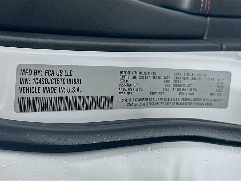 New 2026 Dodge Durango GT w/ Blacktop Package AWD/4WD image 18